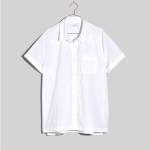 Madewell Signature Poplin Short-Sleeve Button-Down Shirt